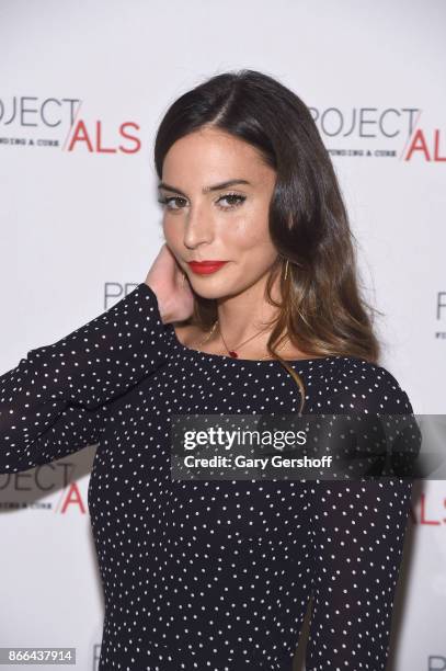 Actress Genesis Rodriguez attends the 19th Annual Project ALS Benefit gala at Cipriani 42nd Street on October 25, 2017 in New York City.