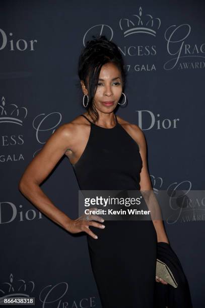 Khandi Alexander attends 2017 Princess Grace Awards Gala at The Beverly Hilton Hotel on October 25, 2017 in Beverly Hills, California.