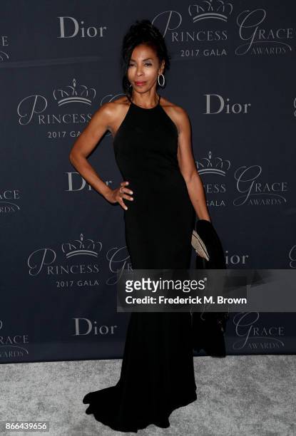 Khandi Alexander attends 2017 Princess Grace Awards Gala at The Beverly Hilton Hotel on October 25, 2017 in Beverly Hills, California.