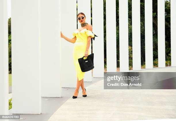 Pia Muehlenbeck arrives ahead of the 11th Annual Cosmopolitan Women of the Year Awards on October 26, 2017 in Sydney, Australia.