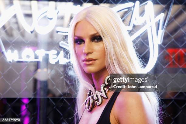 Phillipe Blond attends Moxy Times Square 'Coming Out' Party at Moxy Times Square on October 25, 2017 in New York City.