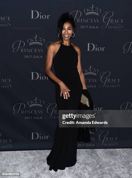 Actress Khandi Alexander arrives at the 2017 Princess Grace Awards Gala at The Beverly Hilton Hotel on October 25, 2017 in Beverly Hills, California.