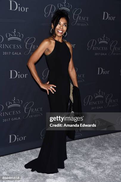 Actress Khandi Alexander arrives at the 2017 Princess Grace Awards Gala at The Beverly Hilton Hotel on October 25, 2017 in Beverly Hills, California.