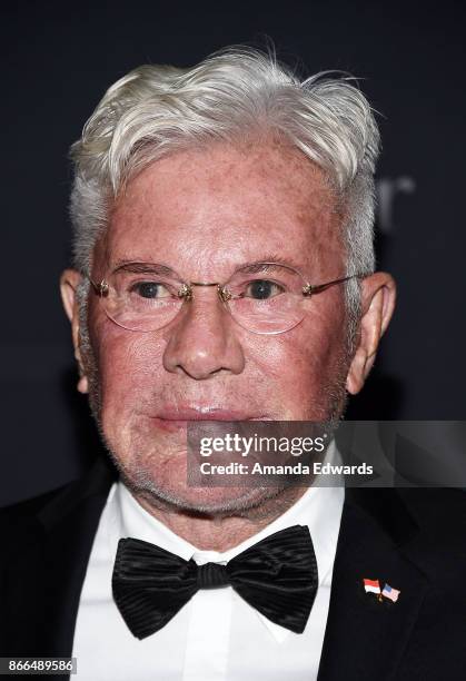 Arts Board Advisory Boardmember Gary L. Pudney arrive at the 2017 Princess Grace Awards Gala at The Beverly Hilton Hotel on October 25, 2017 in...