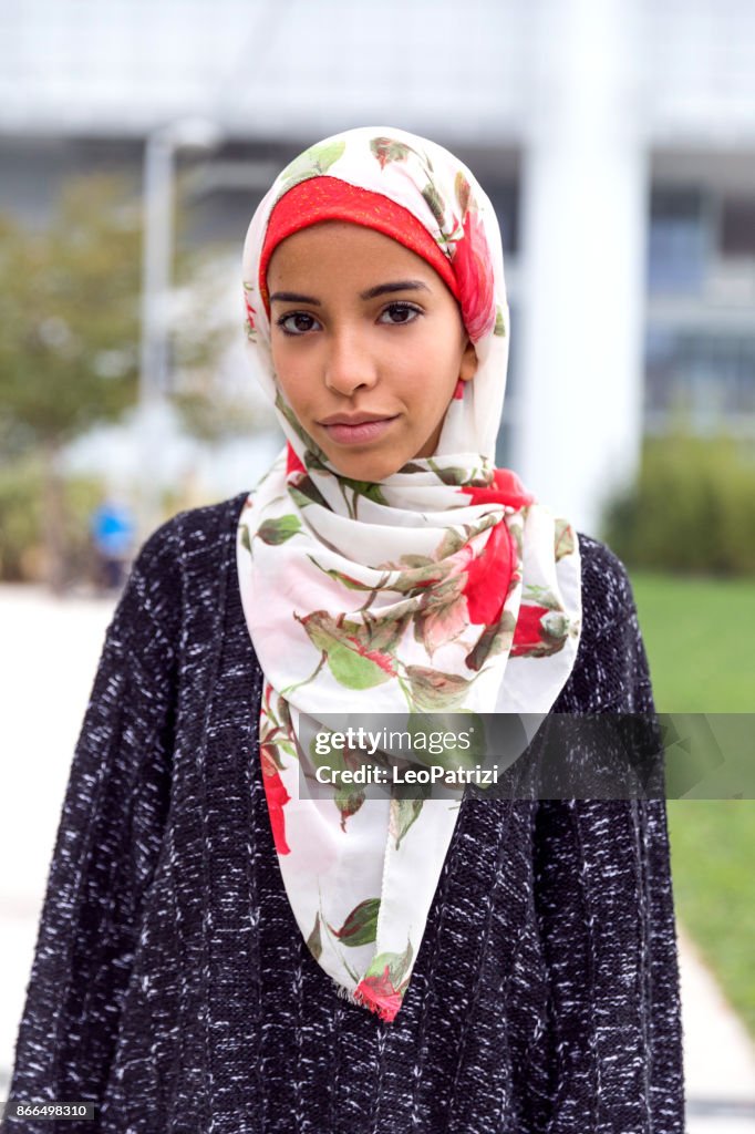 Happy young Muslim Women