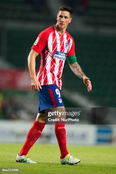 Fernando Torres during the match between Elche CF vs. Atletico de Madrid, round of 16 -1st leg of Copa del Rey 2017/18 in Martinez Valero Stadium,...