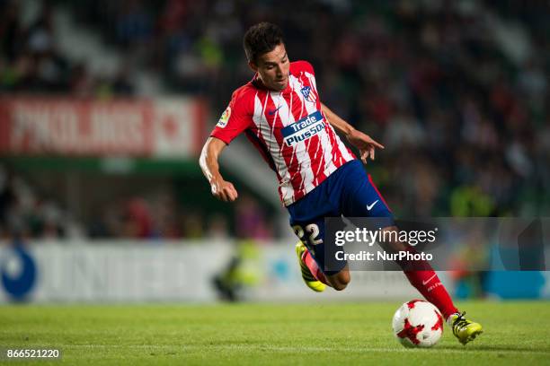 Nico Gaitan during the match between Elche CF vs. Atletico de Madrid, round of 16 -1st leg of Copa del Rey 2017/18 in Martinez Valero Stadium, Elche....