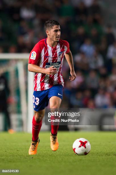 Toni Moya during the match between Elche CF vs. Atletico de Madrid, round of 16 -1st leg of Copa del Rey 2017/18 in Martinez Valero Stadium, Elche....