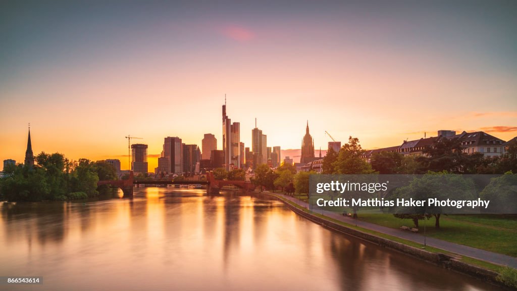 Frankfurt Evening Glow
