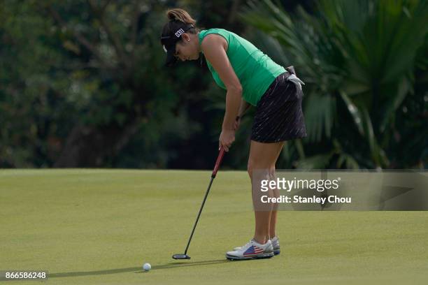 Gerina Pillar of the United States in action during day one of the Sime Darby LPGA Malaysia at TPC Kuala Lumpur East Course on October 26, 2017 in...