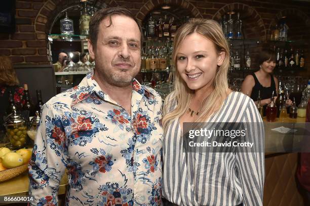 Richmond Arquette and Paige Segal attend The Ebersole Hughes Company and Vintage Los Angeles Host L.A. Premiere of "MANSFIELD 66/67" on October 25,...