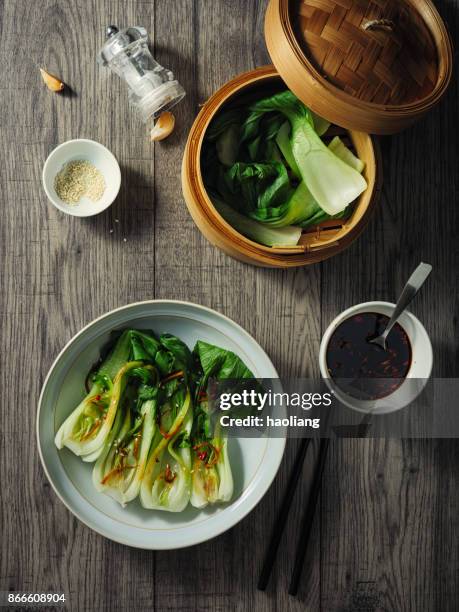 oriental green - chinese cabbage imagens e fotografias de stock