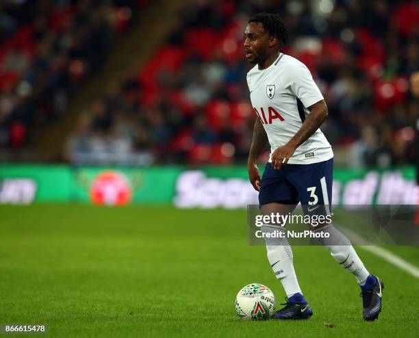 Tottenham Hotspur's Danny Rose during Carabao Cup 4th Round match between Tottenham Hotspur and West Ham United at Wembley Stadium, London, England...