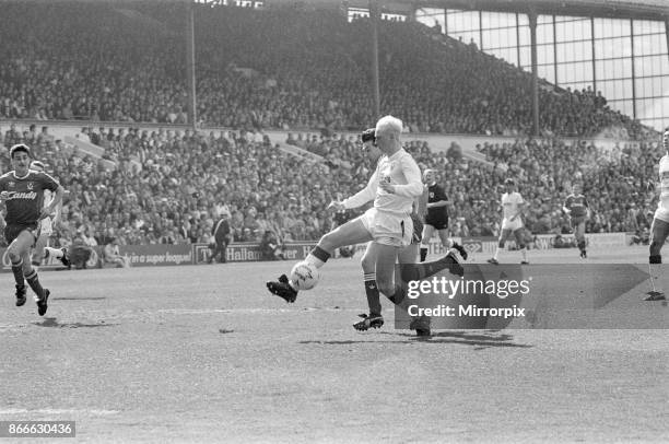 Liverpool v Nottingham Forest, FA Cup match action at Hillsborough Stadium, Sheffield, Saturday 15th April 1989. Prior to the Hillsborough disaster...