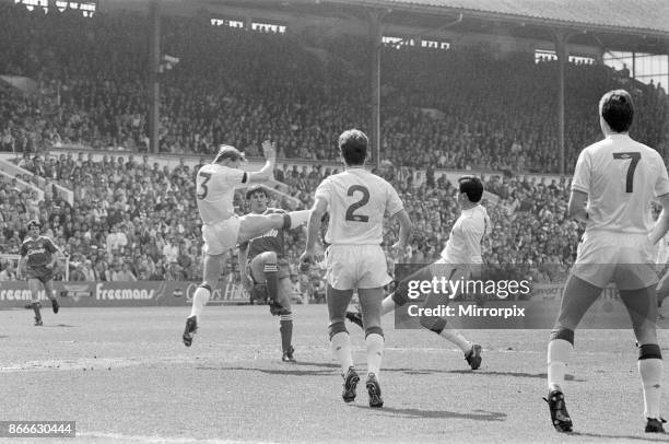 Liverpool v Nottingham Forest, FA Cup match action at Hillsborough Stadium, Sheffield, Saturday 15th April 1989. Prior to the Hillsborough disaster...