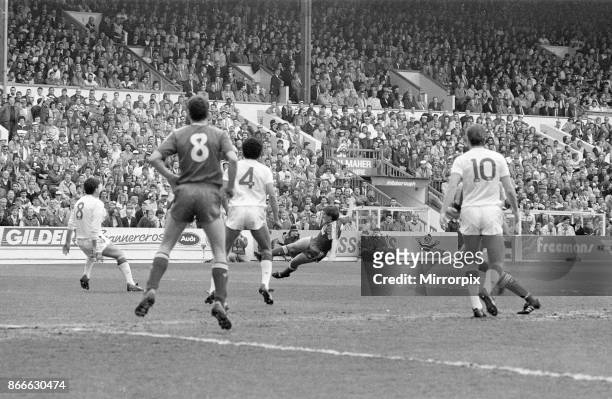 Liverpool v Nottingham Forest, FA Cup match action at Hillsborough Stadium, Sheffield, Saturday 15th April 1989. Prior to the Hillsborough disaster...