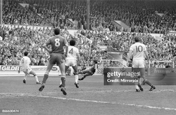 Liverpool v Nottingham Forest, FA Cup match action at Hillsborough Stadium, Sheffield, Saturday 15th April 1989. Prior to the Hillsborough disaster...