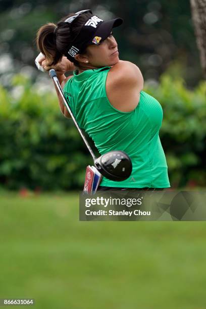 Gerina Pillar of the United States in action during day one of the Sime Darby LPGA Malaysia at TPC Kuala Lumpur East Course on October 26, 2017 in...