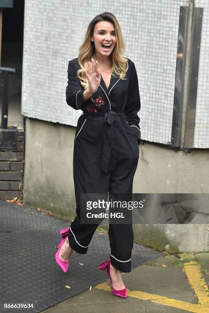 Nadine Coyle seen at the ITV Studios on October 27, 2017 in London, England.