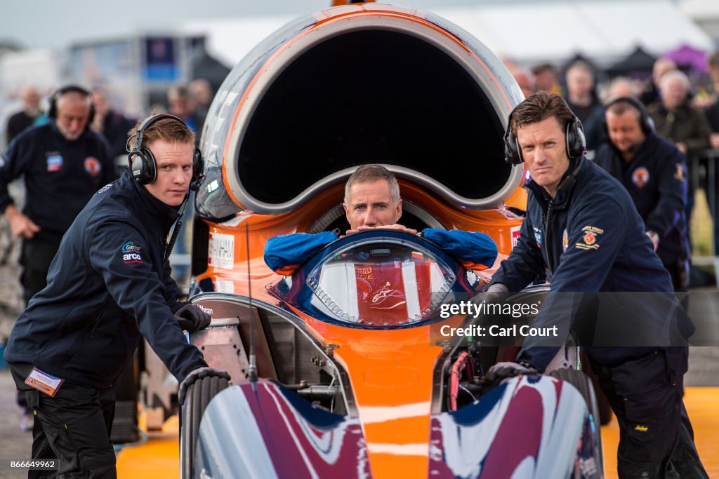 Bloodhound Car Takes Part In High Speed Trials Up To 200MPH