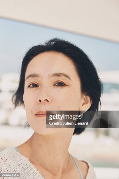Actress Naomi Kawase is photographed for Self Assignment on May, 2017 in Cannes, France.