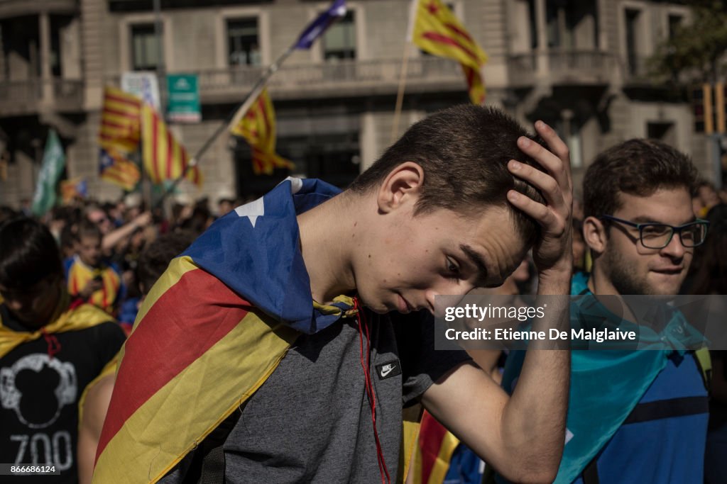 Rising Tension In Catalan Political Crisis