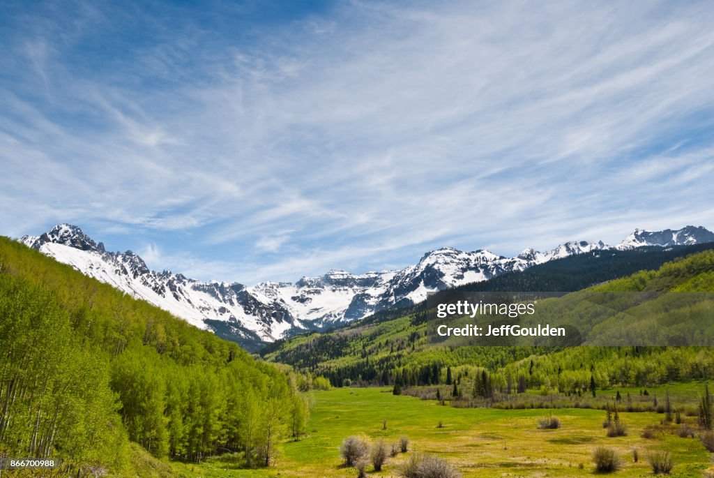 Dallas Creek Valley and the Sneffels Range