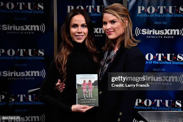 Sisters Jenna Bush-Hager and Barbara Bush discuss their new book "Sisters First: Stories from Our Wild and Wonderful Life" during a SiriusXM "Town...