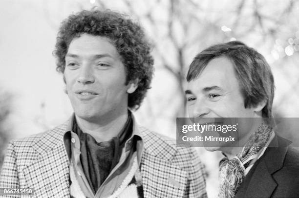 London Weekend Television photo-call to introduce some of the shows they will be presenting on television this Christmas, 12th December 1977, picture...