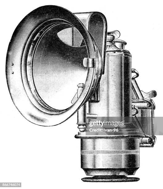 lampe fahrrad - fahrradlampe stock-grafiken, -clipart, -cartoons und -symbole