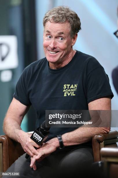 John C. McGinley discusses "Stan Against Evil" at Build Studio on October 26, 2017 in New York City.