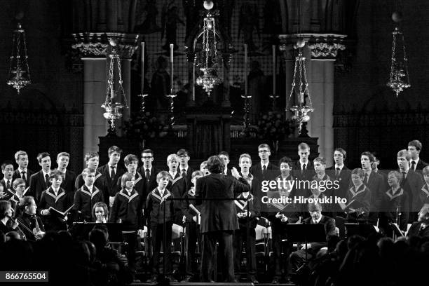 Saint Thomas Boys Choir of Leipzig with Leipzig Baroque Orchestra, led by Georg Christoph Biller, performing the music of Bach and Vivaldi at the...