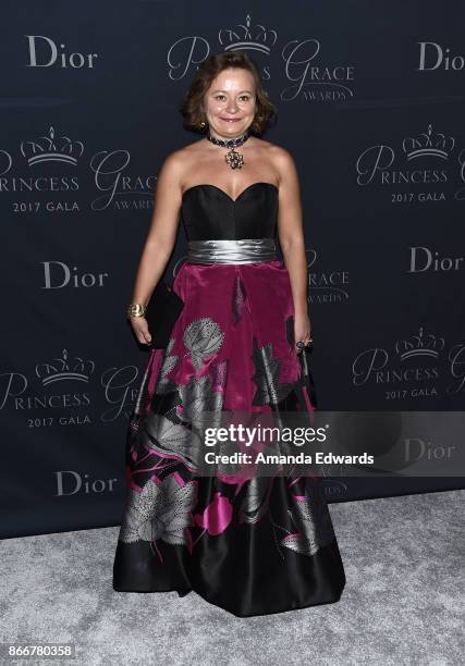 Maria Soldier arrives at the 2017 Princess Grace Awards Gala at The Beverly Hilton Hotel on October 25, 2017 in Beverly Hills, California.