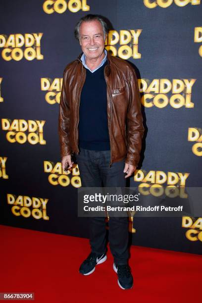 Actor of the movie Michel Leeb attends the "Daddy Cool" Paris Premiere at UGC Cine Cite Bercy on October 26, 2017 in Paris, France.
