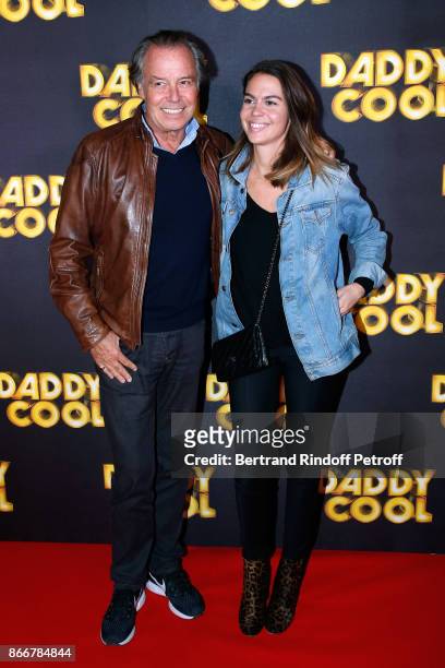 Actor of the movie Michel Leeb and his daughter Fanny attend the "Daddy Cool" Paris Premiere at UGC Cine Cite Bercy on October 26, 2017 in Paris,...