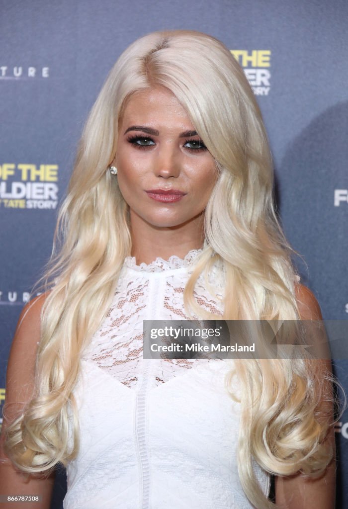 Danielle Harold aattends the UK Premiere of 'Rise of the Footsoldier