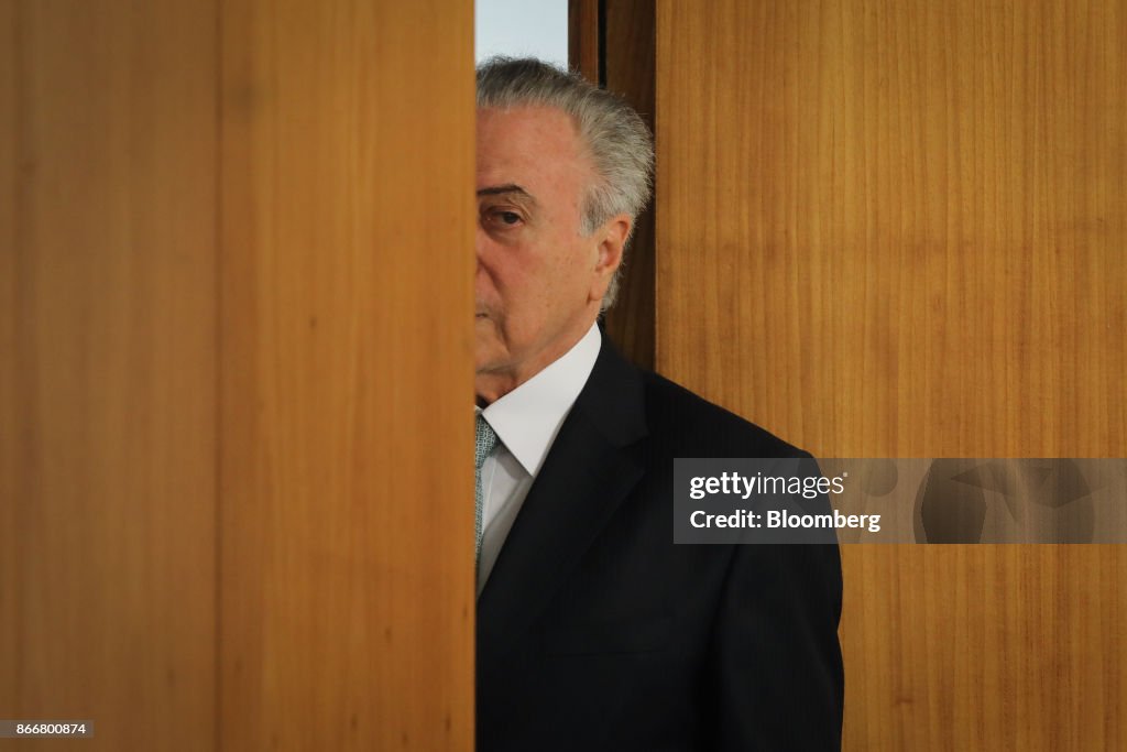President Temer Attends Event As He Escapes Corruption Trial Again