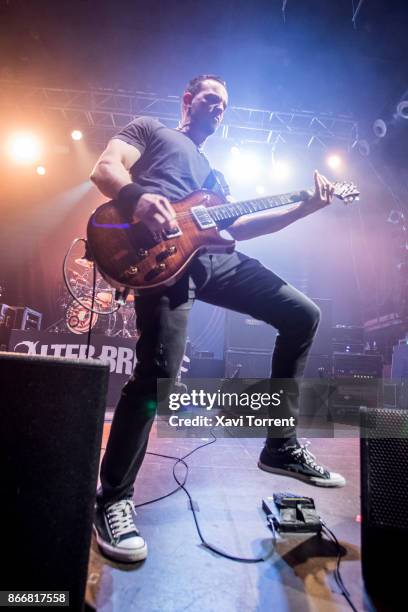 Mark Tremonti of Alter Bridge performs in concert at Razzmatazz on October 26, 2017 in Barcelona, Spain.