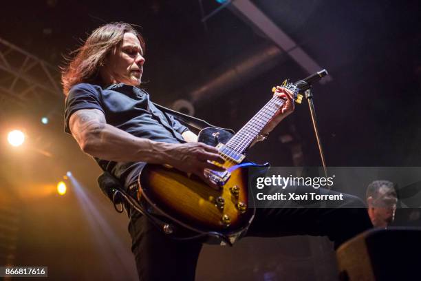 Myles Kennedy of Alter Bridge performs in concert at Razzmatazz on October 26, 2017 in Barcelona, Spain.