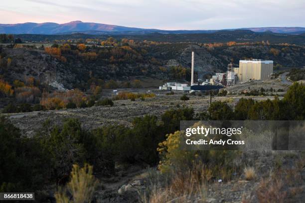 The Tri-State Generation and Transmission Association's Nucla coal-fired power plant October 17, 2017. The power plant is scheduled to shut down by...