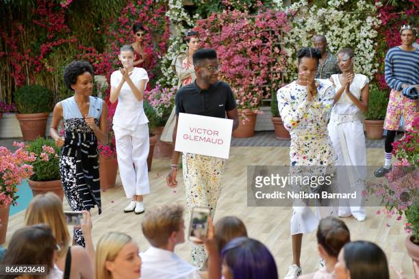 Designer Victor Glemaud at CFDA/Vogue Fashion Fund Show and Tea at Chateau Marmont at Chateau Marmont on October 25, 2017 in Los Angeles, California.