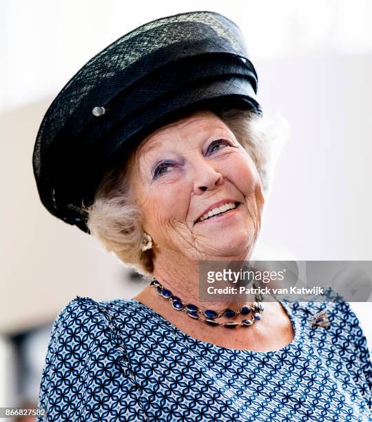Princess Beatrix of The Netherlands opens the cultural center Zinder for music, dance, theater, art, literature and information on October 26, 2017...