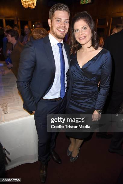 Julien Fuchsberger and Jennifer Fuchsberger attend the 7th Diabetes Charity Gala at TIPI am Kanzleramt on October 26, 2017 in Berlin, Germany.