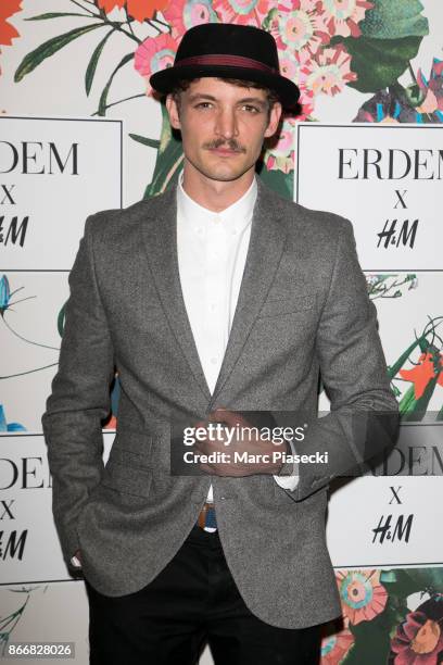 Niels Schneider attends the 'ERDEM X H&M' Paris Collection Launch at Hotel du Duc on October 26, 2017 in Paris, France.