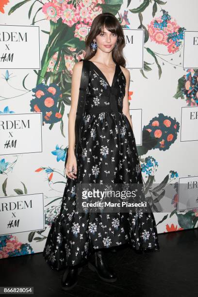 Annabelle Belmondo attends the 'ERDEM X H&M' Paris Collection Launch at Hotel du Duc on October 26, 2017 in Paris, France.