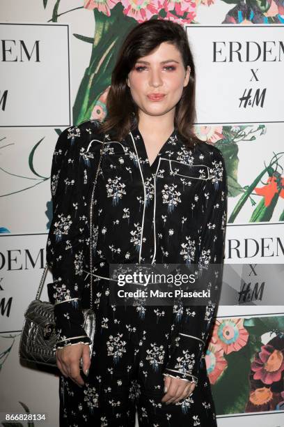 Betty Autier attends the 'ERDEM X H&M' Paris Collection Launch at Hotel du Duc on October 26, 2017 in Paris, France.