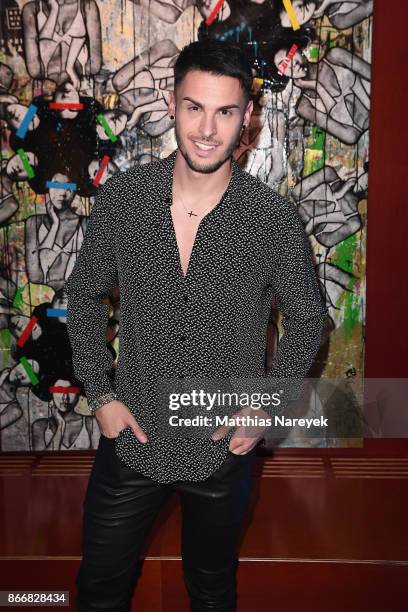 Baptiste Giabiconi attends the New Body Award By McFit Models on October 26, 2017 in Berlin, Germany.