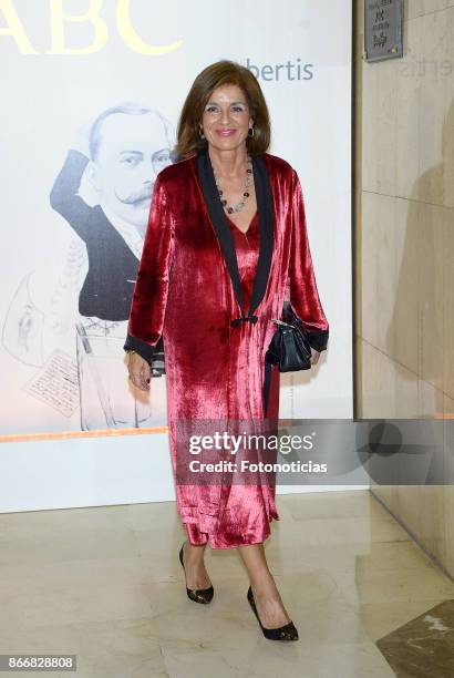 Ana Botella attends the 'Mariano de Cavia', 'Luca de Tena' and 'Mingote' Journalism awards dinner at Casa de ABC on October 26, 2017 in Madrid, Spain.