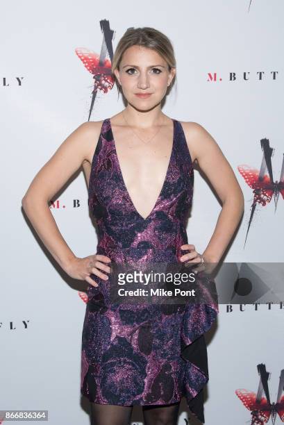 Annaleigh Ashford attends the "M. Butterfly" Broadway opening night at The Cort Theatre on October 26, 2017 in New York City.