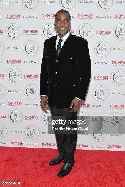 Musician Norm Lewis attends the 2017 DKMS Blood Ball at Spring Place on October 26, 2017 in New York City.